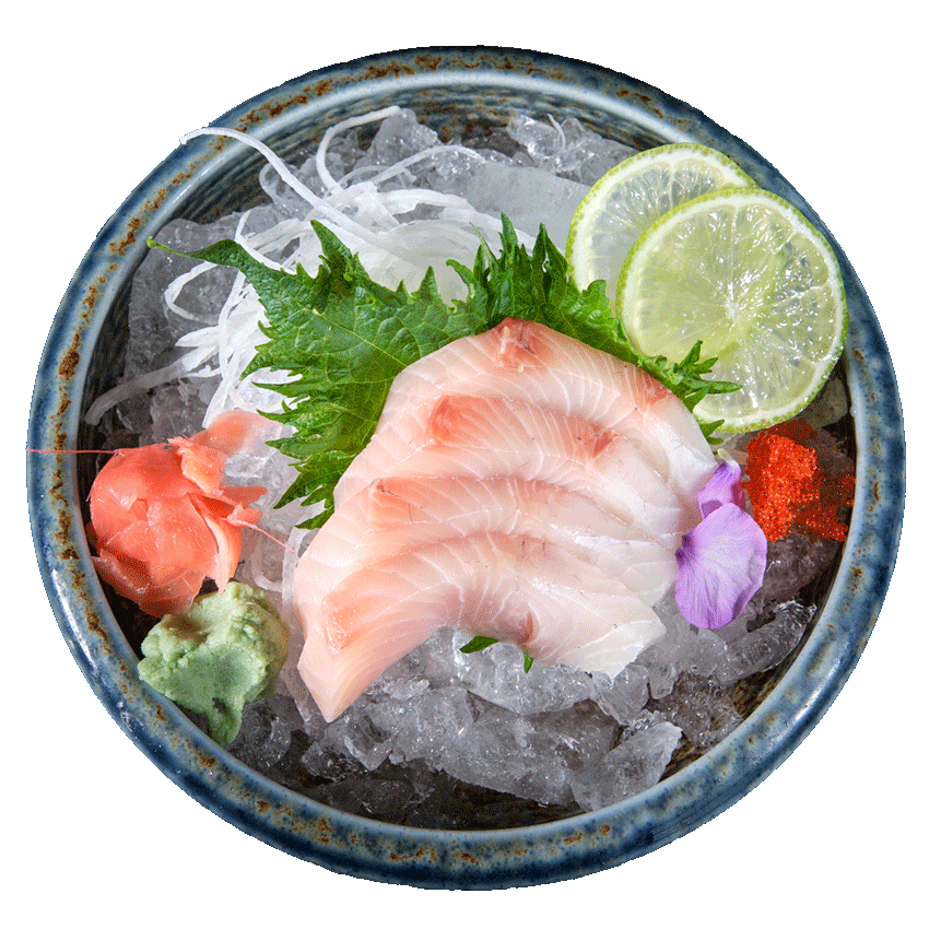 Sashimi en Gold Sushi restaurante